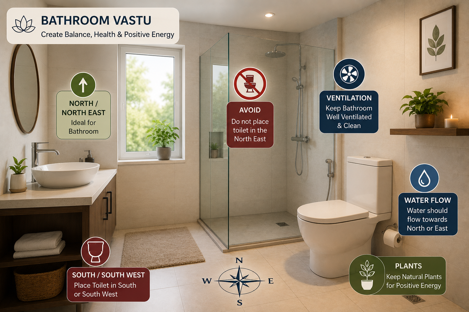 Bathroom Vastu