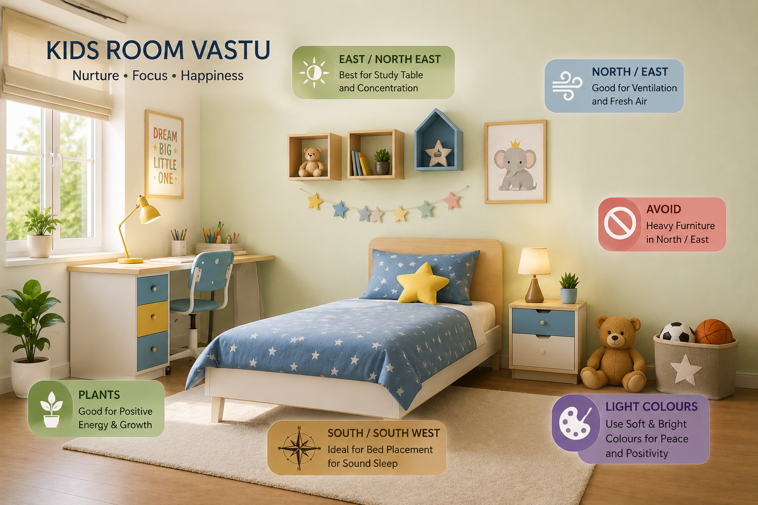 Kids Room Vastu